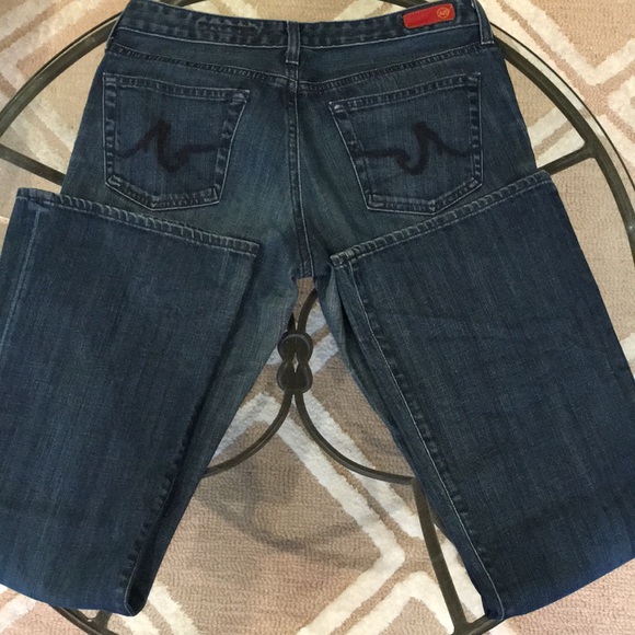 AG The Club wide leg flare jean. Low rise Size 30 - Picture 4 of 11